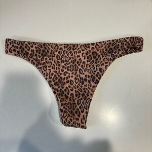 Skatie Dylan Swim Bottom - Kualoa Leopard Print - Size Large